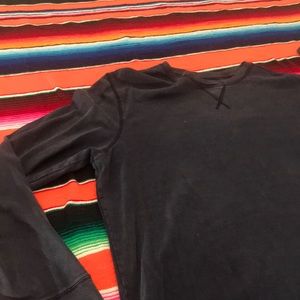 Super Soft Oversized Navy Blue Boyfriend Crew Neck